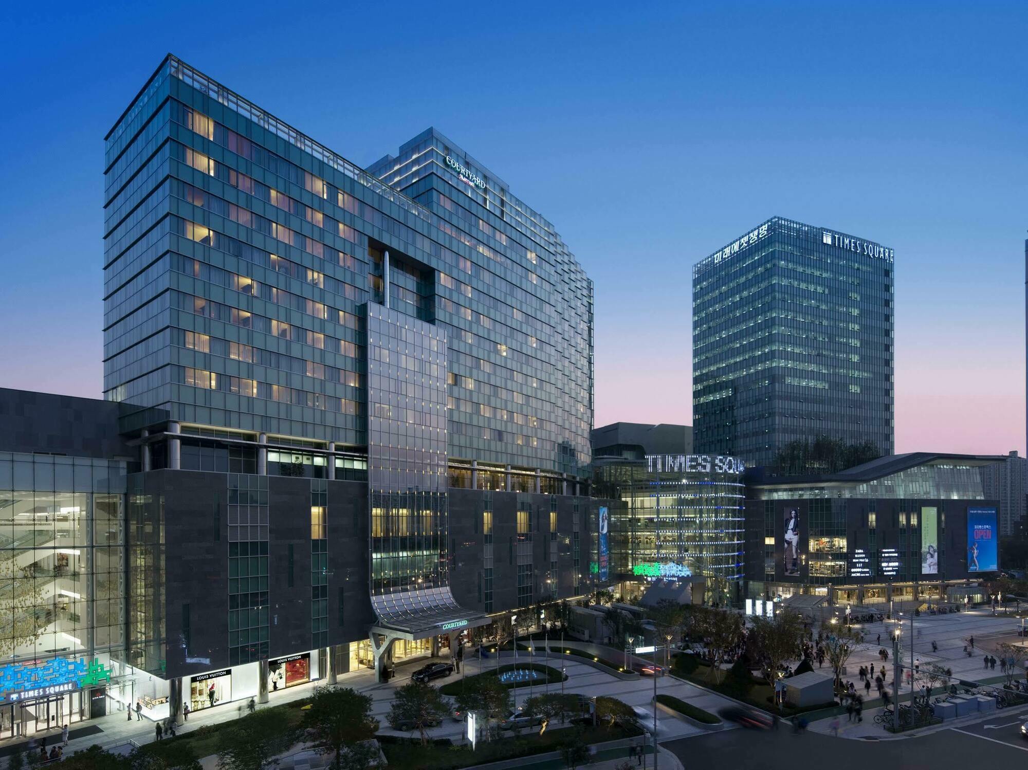 Hotel Courtyard By Marriott Seoul Times Square Exteriér fotografie